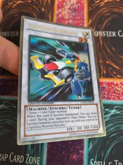 Yugioh Formula Synchron GLD5-EN034 Gold Rare Limited Near Mint - Image 2