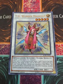 Yugioh T.G. Wonder Magician BLRR-EN057 Ultra Rare 1st Edition Near Mint - Image 1