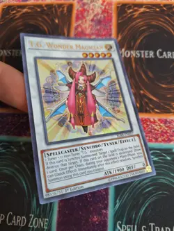 Yugioh T.G. Wonder Magician BLRR-EN057 Ultra Rare 1st Edition Near Mint - Image 2