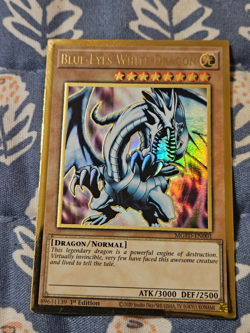 Blue Eyes White Dragon x1 GOLD RARE Maximum Gold MGED-EN001 Yugioh - Image 2