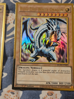 Blue Eyes White Dragon x1 GOLD RARE Maximum Gold MGED-EN001 Yugioh - Image 3