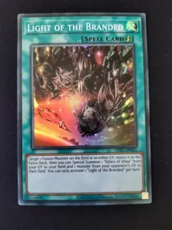 Yugioh! LP Light of the Branded - OP21-EN012 - Super Rare - Unlimited Edition Li - Image 1