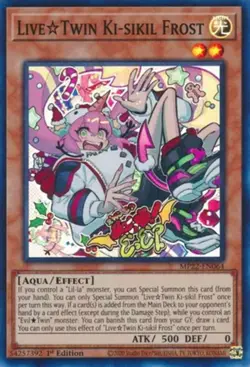Yugioh! LP Live Twin Ki-sikil Frost - MP22-EN064 - Super Rare - 1st Edition Ligh - Image 1