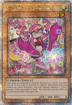 Yugioh! LP LiveTwin Ki-sikil - RA04-EN035 - Quarter Century Secret Rare - 1st Ed - Image 1