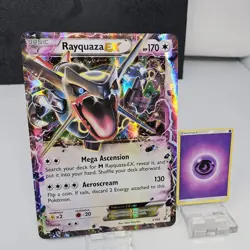 POKEMON PROMO CARD - JUMBO RAYQUAZA EX XY69 - Large Format Oversized Card RARE - Image 1