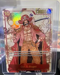 Gol.D.Roger OP09-118 SEC Parallel Alt Art Manga One Piece Card English - Image 1