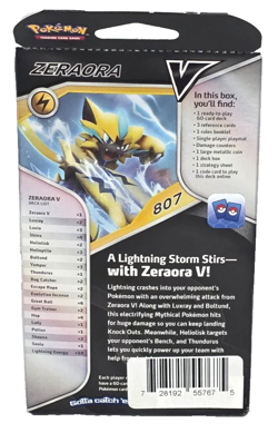 Pokemon TCG Battle Deck Zeraora V 60 Card Deck - Factory Sealed - Image 2