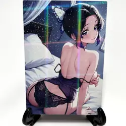 Demon Slayer Shinobu Kocho Sexy Hot Anime Waifu Girl Lewd Goddess Story Art Card - Image 2
