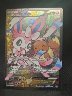 Pokemon TCG Sylveon EX 2016 Generations Holo Full Art Ultra Rare Card RC32/RC32 - Image 2