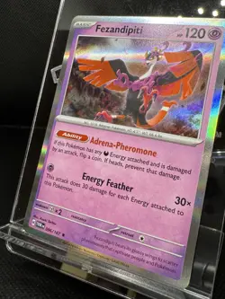 Fezandipiti 96 /167 S&V Twilight Masquerade Holographic Holo Pokemon Card - Image 3