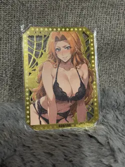 GODDESS STORY MXR #028/100 RANGIKU BLEACH METAL ANIME CARD - Image 2