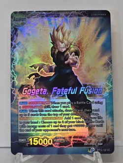 Gogeta, Fateful Fusion BT12-122 UC FOIL Dragon Ball Super Card Game NM/M - Image 1
