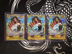 3x OP 12-119 Bartholomew Kuma SEC One Piece TCG Card - Image 1