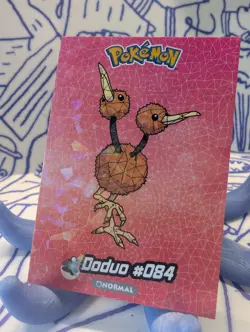 Doduo #84 - Cracked Ice Holo - Crystal Collection 2024 - Pokemon Card - Image 1