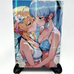Genshin Impact Lumine Kamisato Ayaka Sexy Anime Waifu Girl Goddess Story Card - Image 2