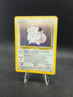 Pokemon TCG Clefairy Base Set Holo Unlimited Rare Card 5/102 - Image 2