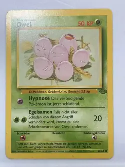 Owei EXEGGCUTE 52/64 JUNGLE Set Unlimited LP German Pokemon card - Image 1