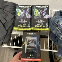 2x Edge Of Eternities Mtg Commander Deck New Sealed World Shaper - Image 1