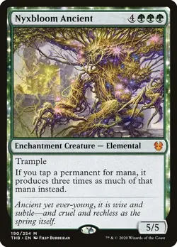 Nyxbloom Ancient 1x FOIL THB MTG Theros Beyond Death Mythic MINT green - Image 1
