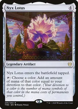 Nyx Lotus 1x FOIL THB MTG Theros Beyond Death Rare MINT artifact - Image 1