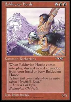 Balduvian Horde - Light Play MTG Alliances - Image 1