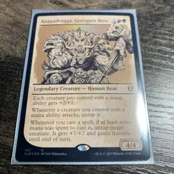 Raggadragga, Goreguts Boss 437 Showcase Rare Foil Baldur's Gate MTG NM - Image 1