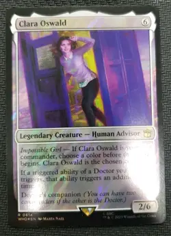 MTG *Clara Oswald Surge Foil X1* (NM) Doctor Who Magic The Gathering - Image 1