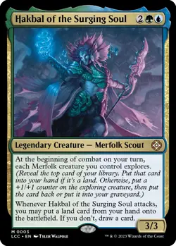 MTG Foil - Hakbal of the Surging Soul - 3 / NM / English - Image 1