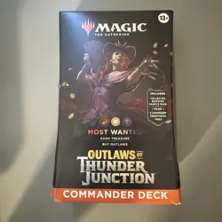 Outlaws of Thunder Junction: Commander Deck - most wanted MTG Brand New Sealed - Image 1