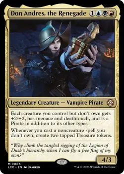 MTG Foil - Don Andres, the Renegade - 6 / NM / English - Image 1