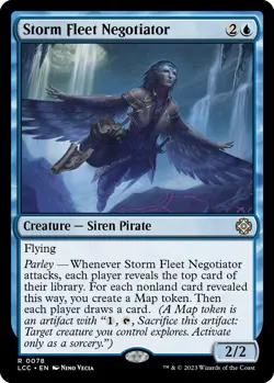 MTG Storm Fleet Negotiator - 78 / English / Near Mint - Image 1