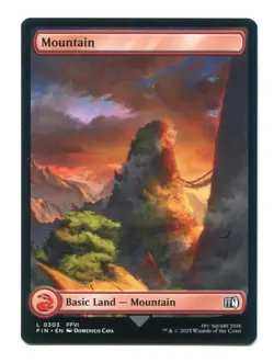 Mountain Basic Land #0303 NM Final Fantasy FIN MTG Magic the Gathering FFVI - Image 1