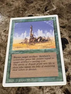 CRUMBLE Magic the Gathering MTG Revised HP - Image 1