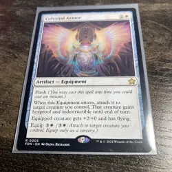 Celestial Armor - FDN 0005 MTG Magic The Gathering - Image 1