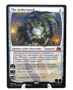 The Aetherspark #0231-Aetherdrift MTG-Reg Mythic-Magic The Gathering 2025 NM/M - Image 2