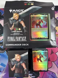 LIMIT BREAK CLOUD COMMANDER DECK - FINAL FANTASY VII MTG Magic Gathering - Image 1