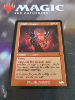 Mtg. Balefire Dragon. Retro Frame. Innistrad Remastered. Pack Fresh - Image 1