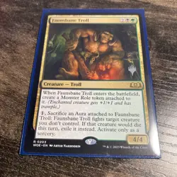 Faunsbane Troll - 361 - WOE - NM-Mint MTG Magic The Gathering - Image 1