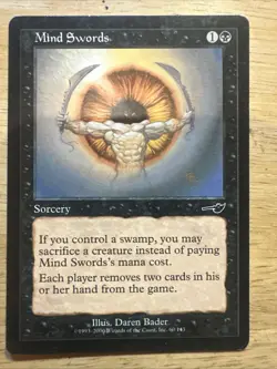 MIND SWORDS #60 MTG NEMESIS - Image 1