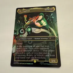 Dr. Eggman FOIL Borderless 2084 Sonic Secret Lair Drop SLD MTG Mythic Unplayed - Image 2