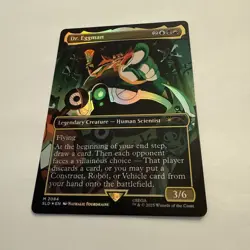 Dr. Eggman FOIL Borderless 2084 Sonic Secret Lair Drop SLD MTG Mythic Unplayed - Image 3