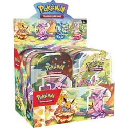 Pokemon TCG Prismatic Evolutions (2Pack) 8 Mini Tins with Display!! *PRESALE* - Image 3