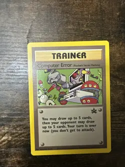 Pokemon Card TCG - Computer Error - Black Star Promo #16 - Trainer - Wizards - Image 1