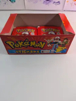 Pokemon Merlin Sticker Packs 34 Unopened Vintage 1999 Collections - Image 2