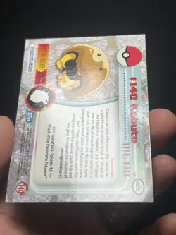 2000 Topps Pokemon TV Animation Edition Series 3 Kabuto #140 - Image 4