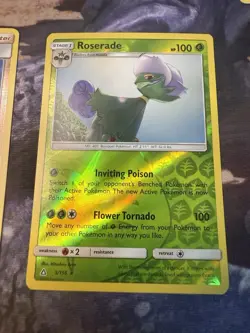 Pokemon SM5 Ultra Prism Roserade 5/156 Reverse Holo M/Nm Condition - Image 1