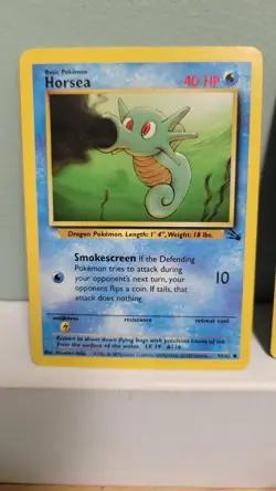 Pokemon TCG Horsea & Seadra Fossil Edition Unilimited Regular LP - Image 2