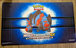 Pokemon Special Edition Mega SWAMPERT EX Premium Collection Elite Play Mat Clean - Image 1