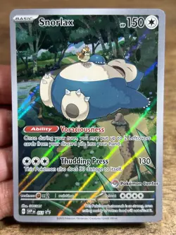 Pokemon Snorlax 051 Scarlet & Violet 151 Pokemon Center ETB Exclusive Promo NM - Image 3