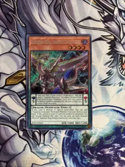 (YCL) Yugioh Supreme King Dragun Darkwurm BLRR-EN063 Secret Rare 1st Ed VLP - Image 1